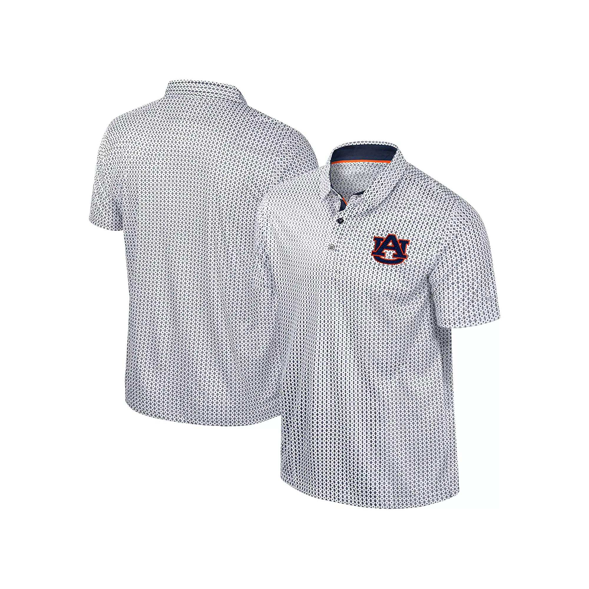 Men's Colosseum Navy Auburn Tigers Big & Tall Marty Rival Polo, Size: 4XLT, Blue Product Image