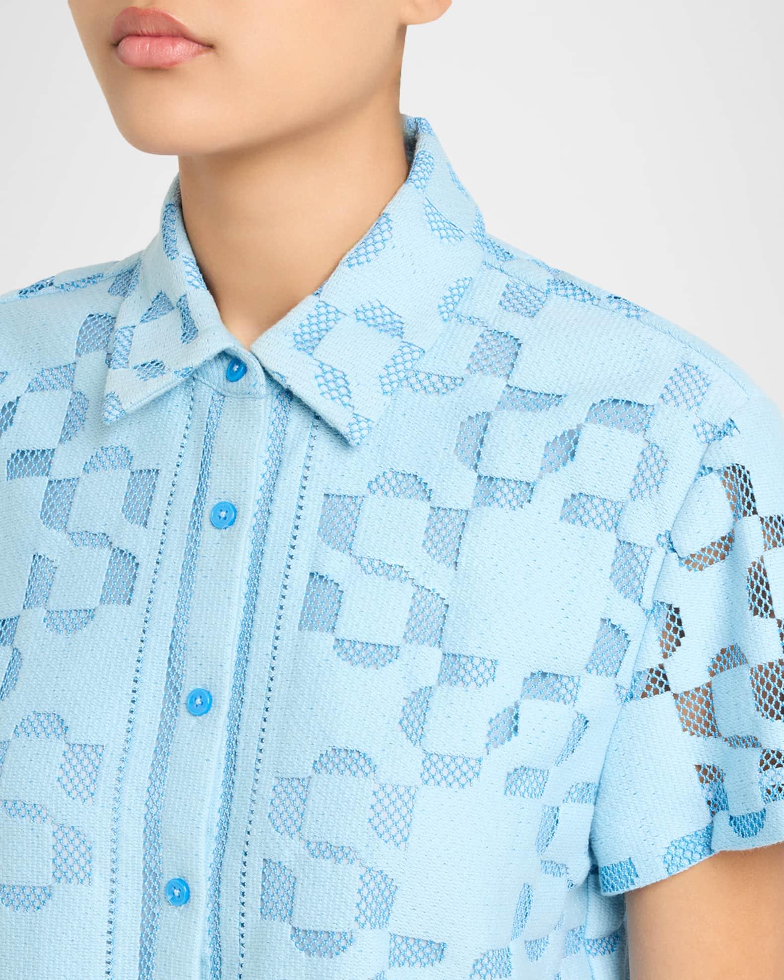 Makaia Logo Cropped Short-Sleeve Shirt Product Image