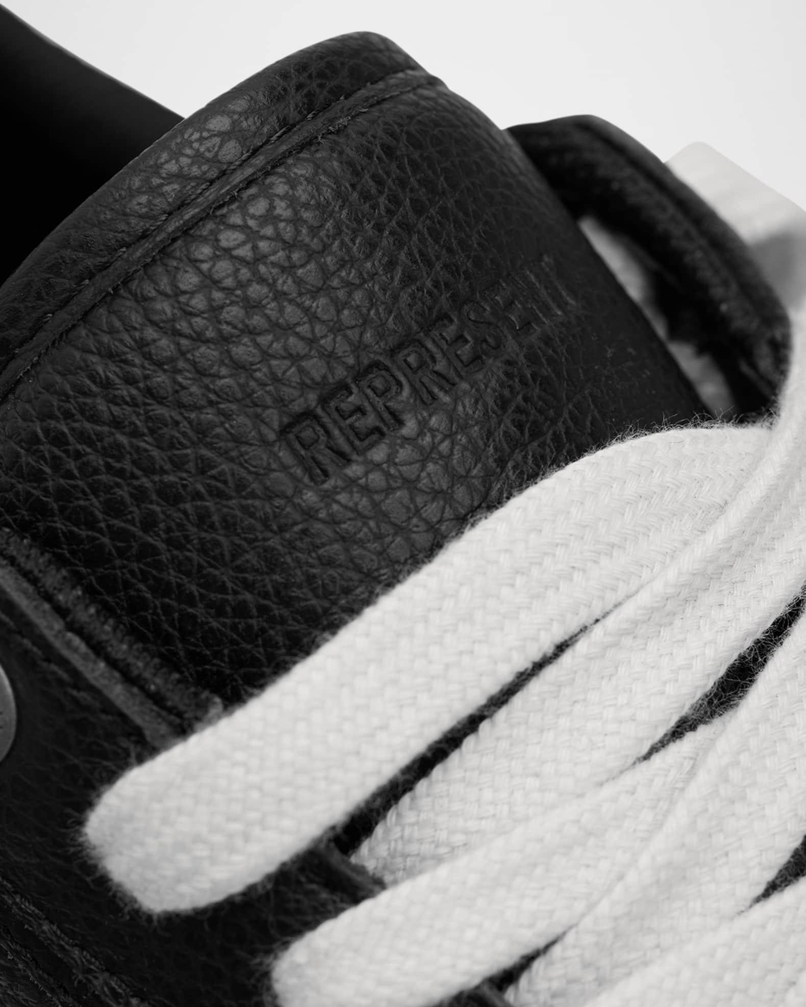 Men's Initial Leather Low-Top Sneakers Product Image