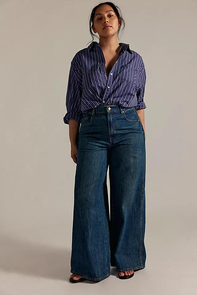 CRVY Gia Wide-Leg Jeans Product Image