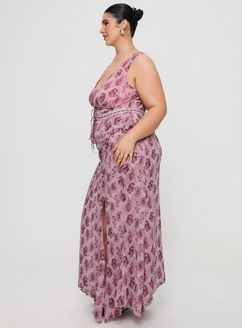 Nikolise Maxi Skirt Purple Curve Product Image