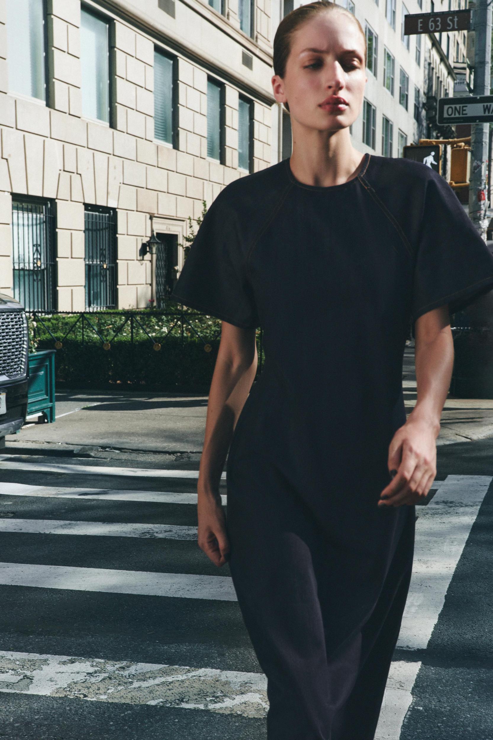 ZW COLLECTION DENIM LONG DRESS Product Image