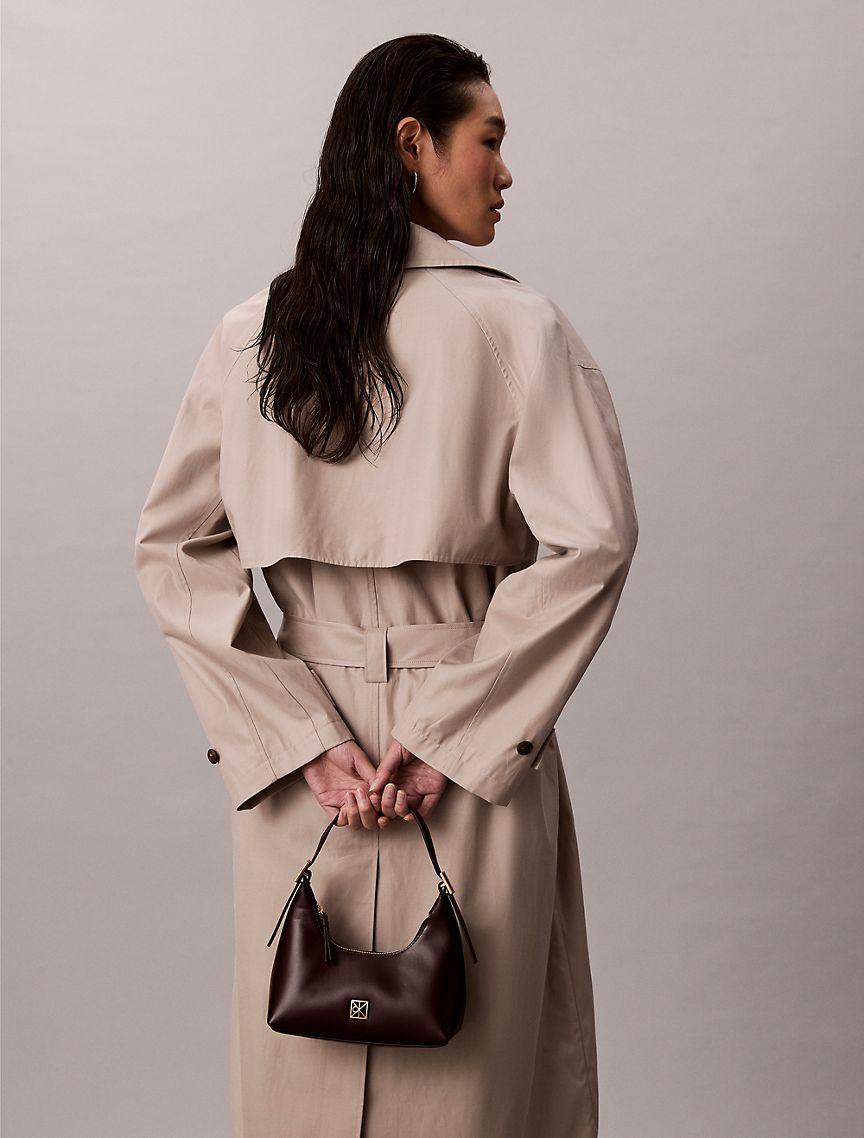 Monogram Logo Emblem Leather Small Shoulder Bag Product Image