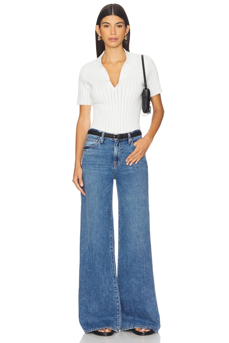 The Jess Pointelle Polo Shirt Joe's Jeans Product Image