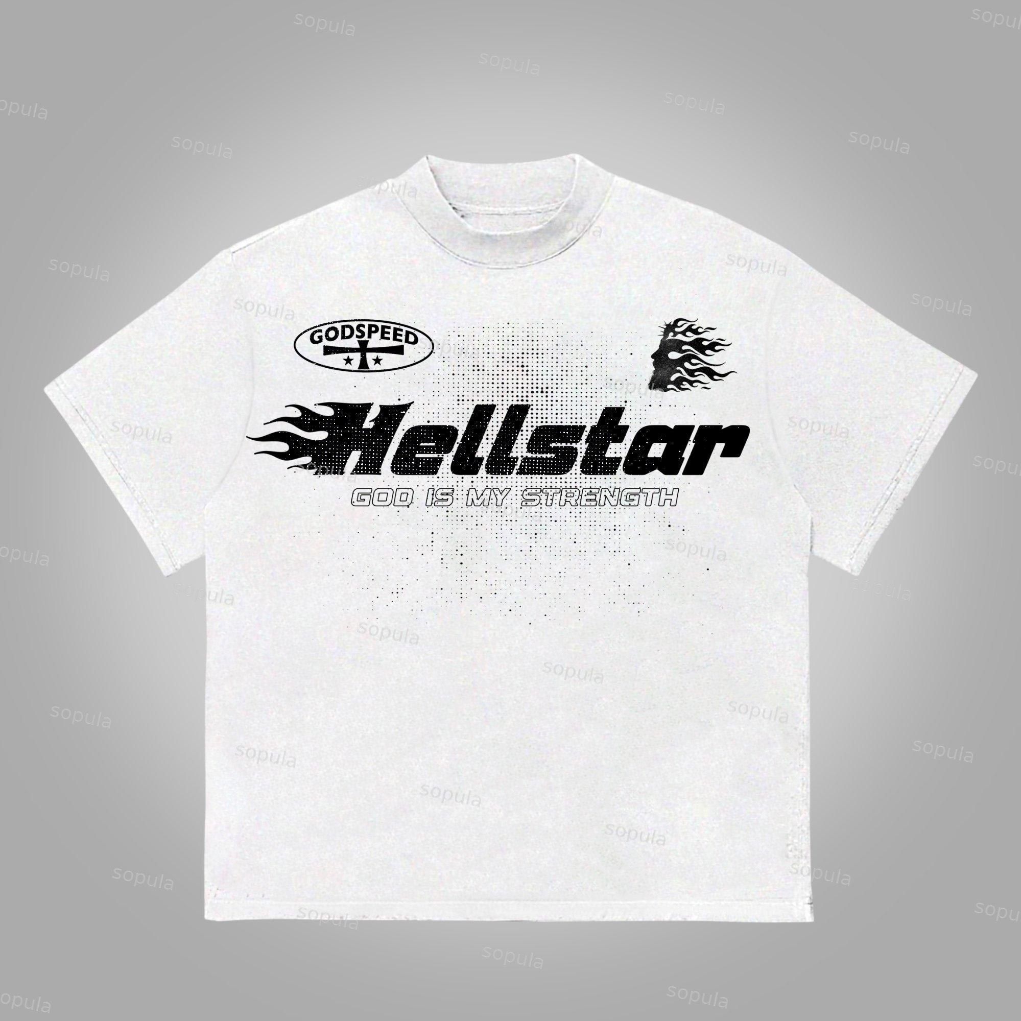 Jesus Flame Silhouette Network Vintage Graphic Cotton T-Shirt Product Image