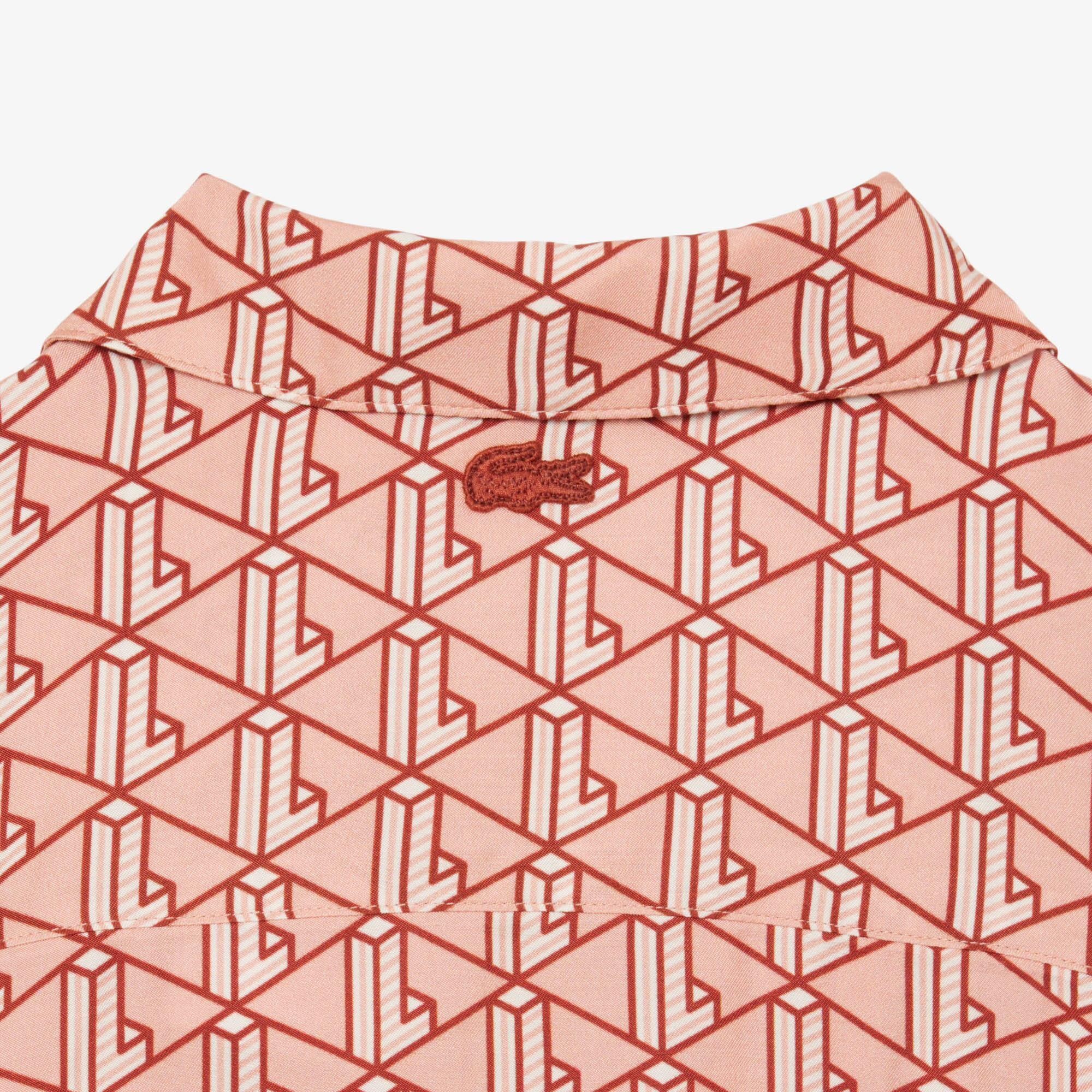 Oversized Monogram Print Shirt Product Image