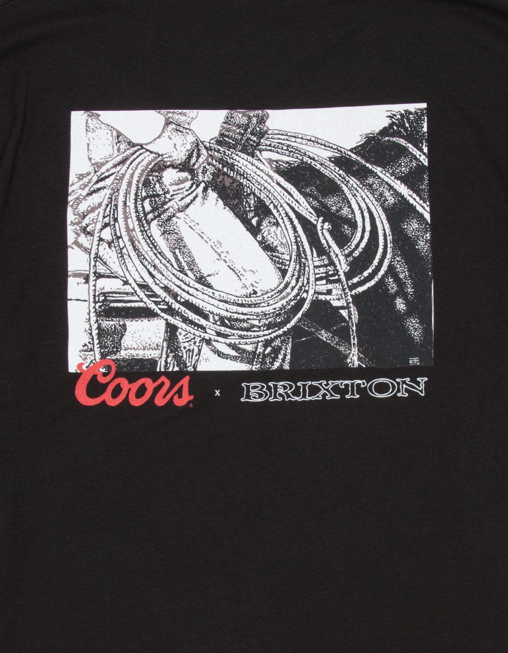 BRIXTON x Coors Range Mens Tee - BLACK Product Image