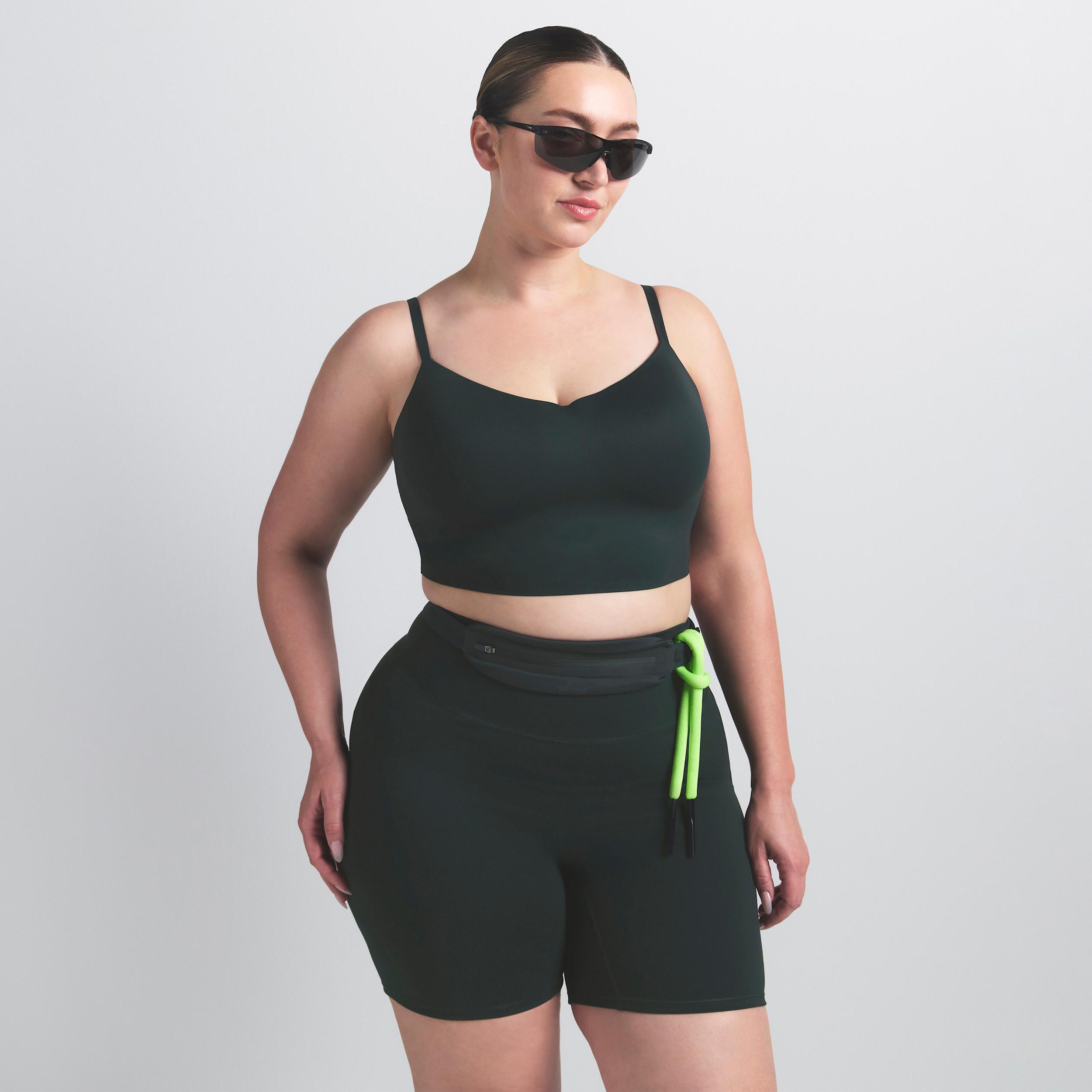 Nike Womens SKIMS Matte Cami Longline Bra | BRSPT5115-DKT Product Image