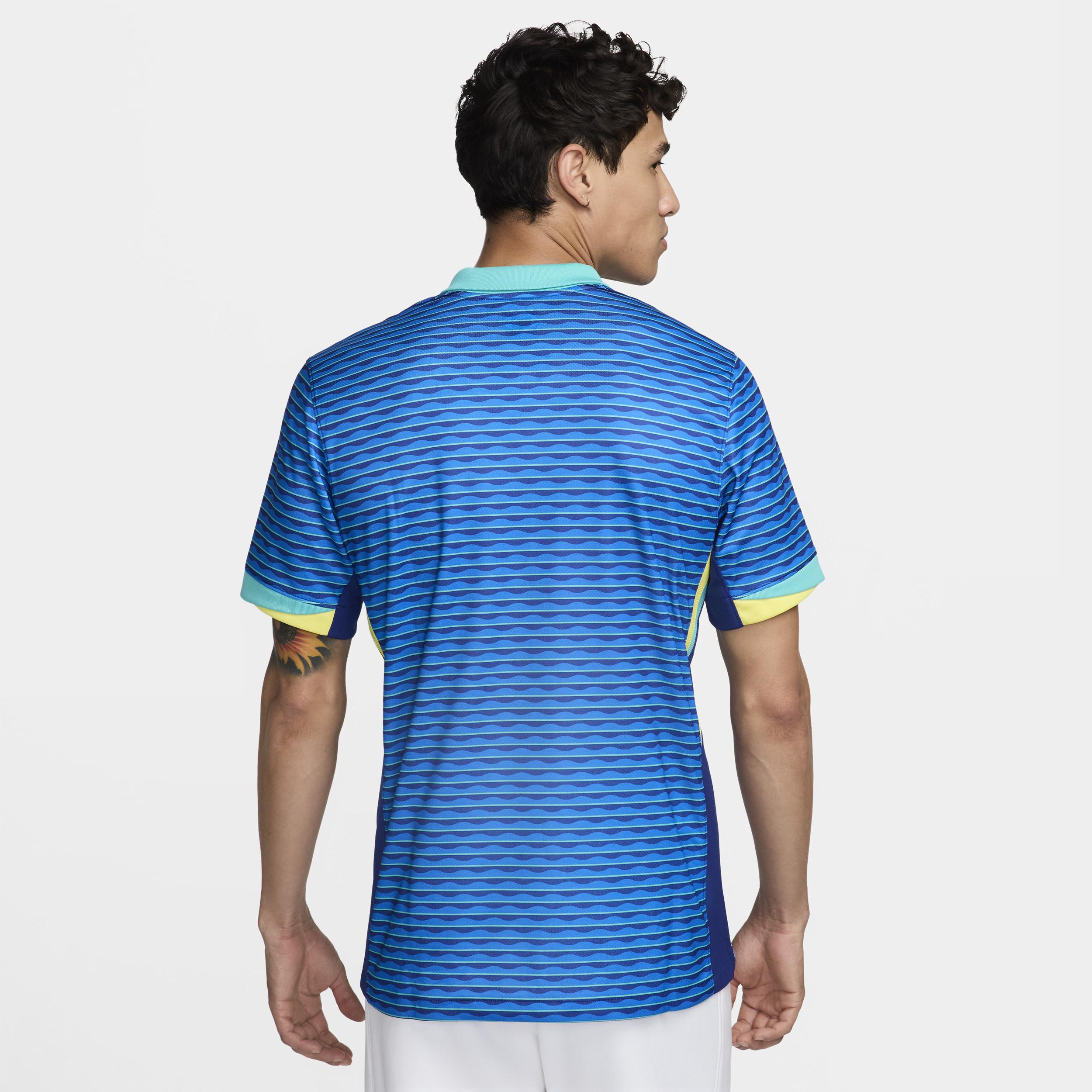 Brazil 2024 Stadium Away Nike Mens Dri-FIT Soccer Replica Jersey | FJ4283-458 Product Image