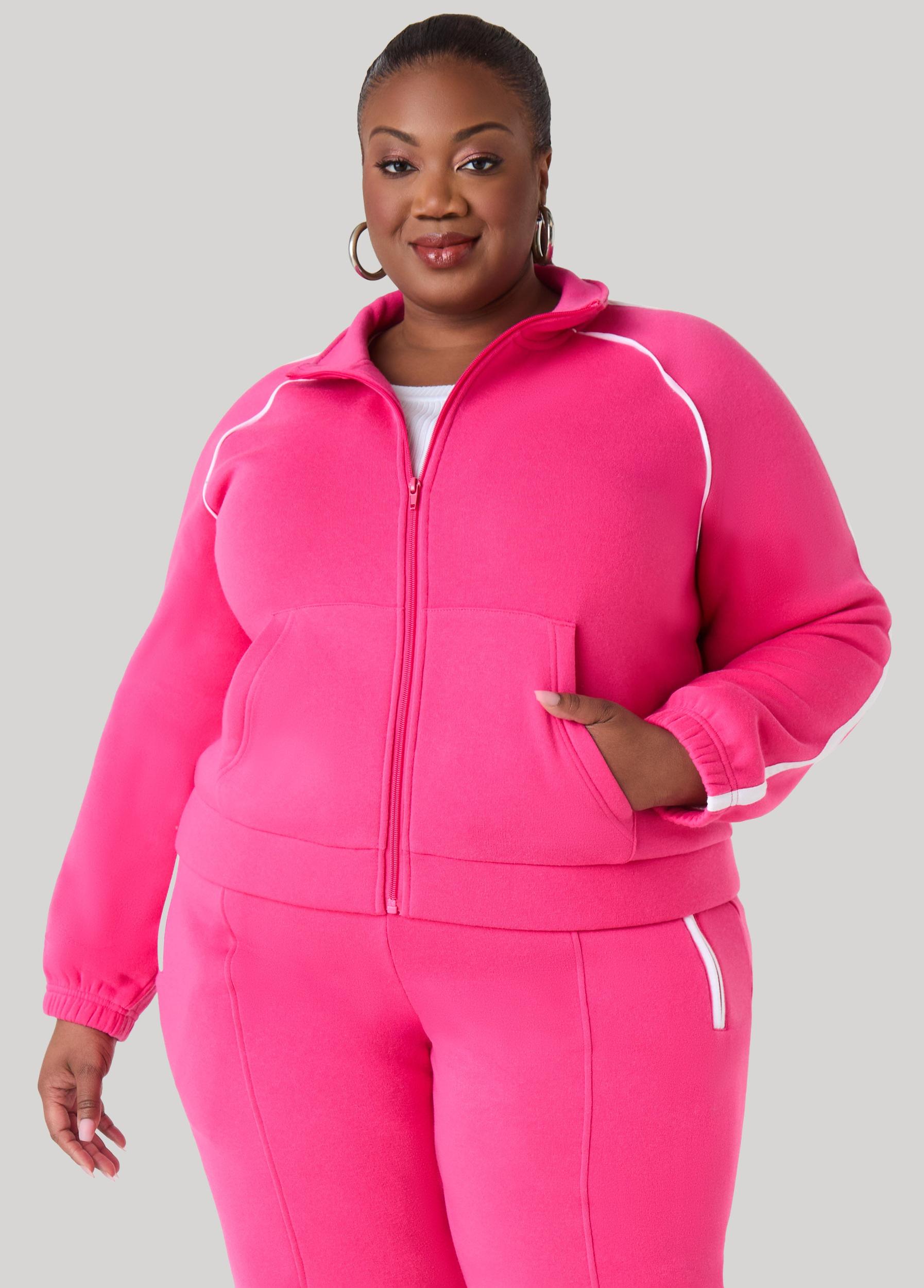 Piped Zip Front Track Jacket Product Image