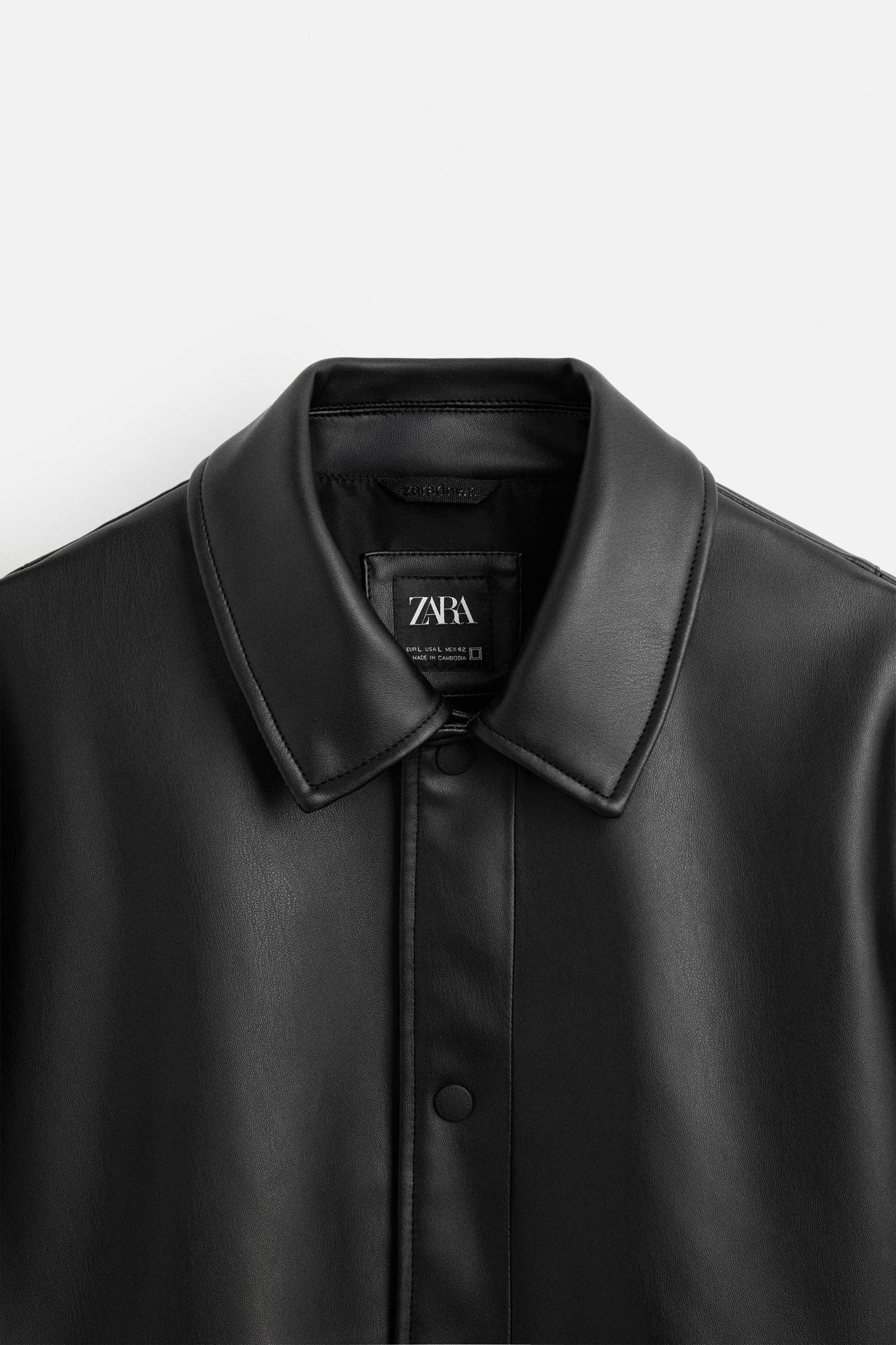 FAUX LEATHER JACKET Product Image