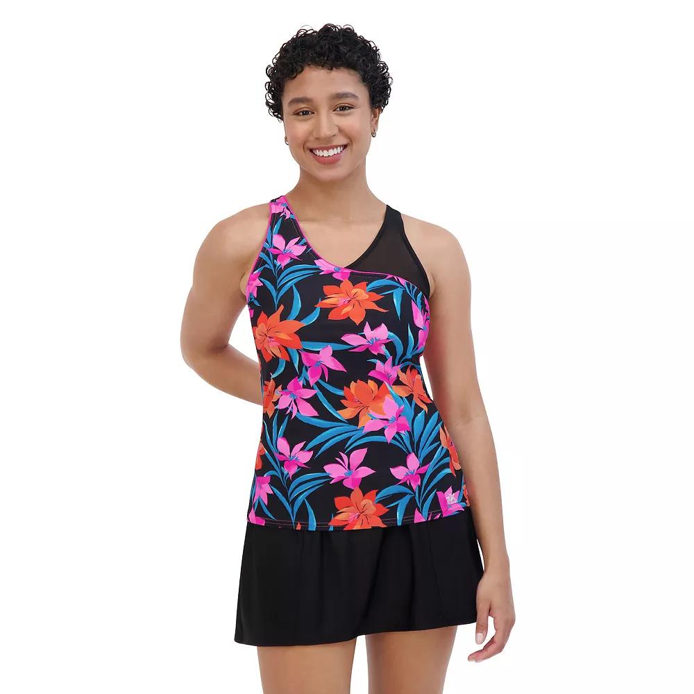 Women's ZeroXposur Rivulet UPF 30+ Highline Tankini, Size: Large, Snapper Product Image