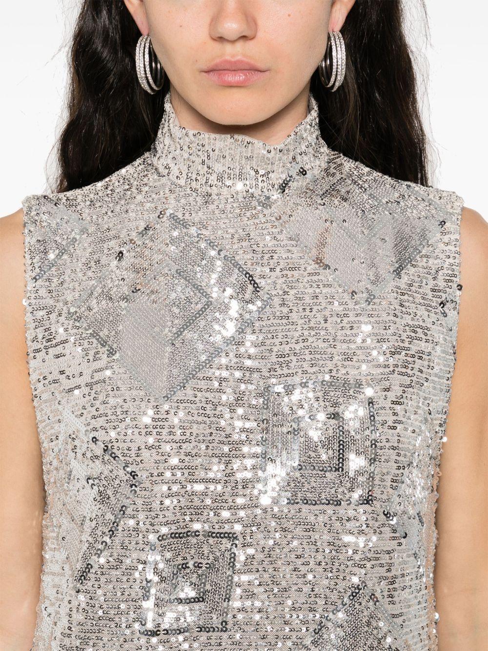 sequinned maxi dress Product Image