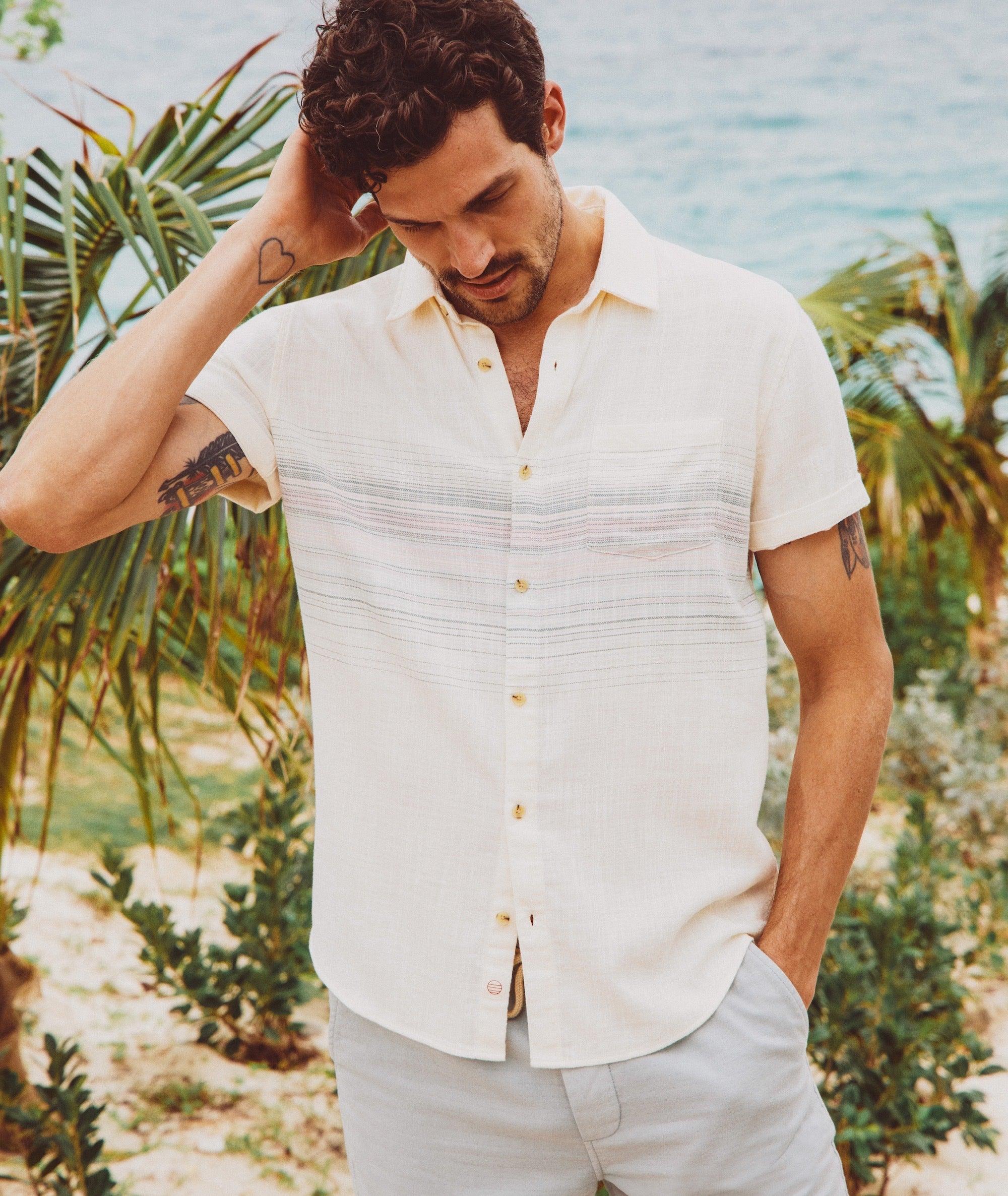 Stretch Selvage Short Sleeve Shirt Product Image