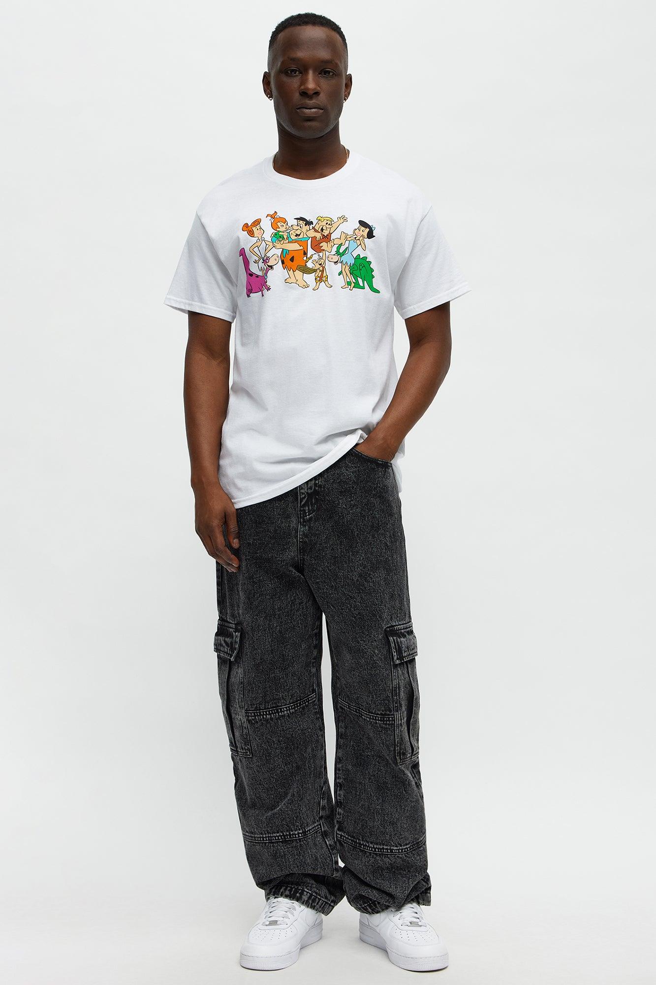 Meet The Flintstones Short Sleeve Tee - White Product Image