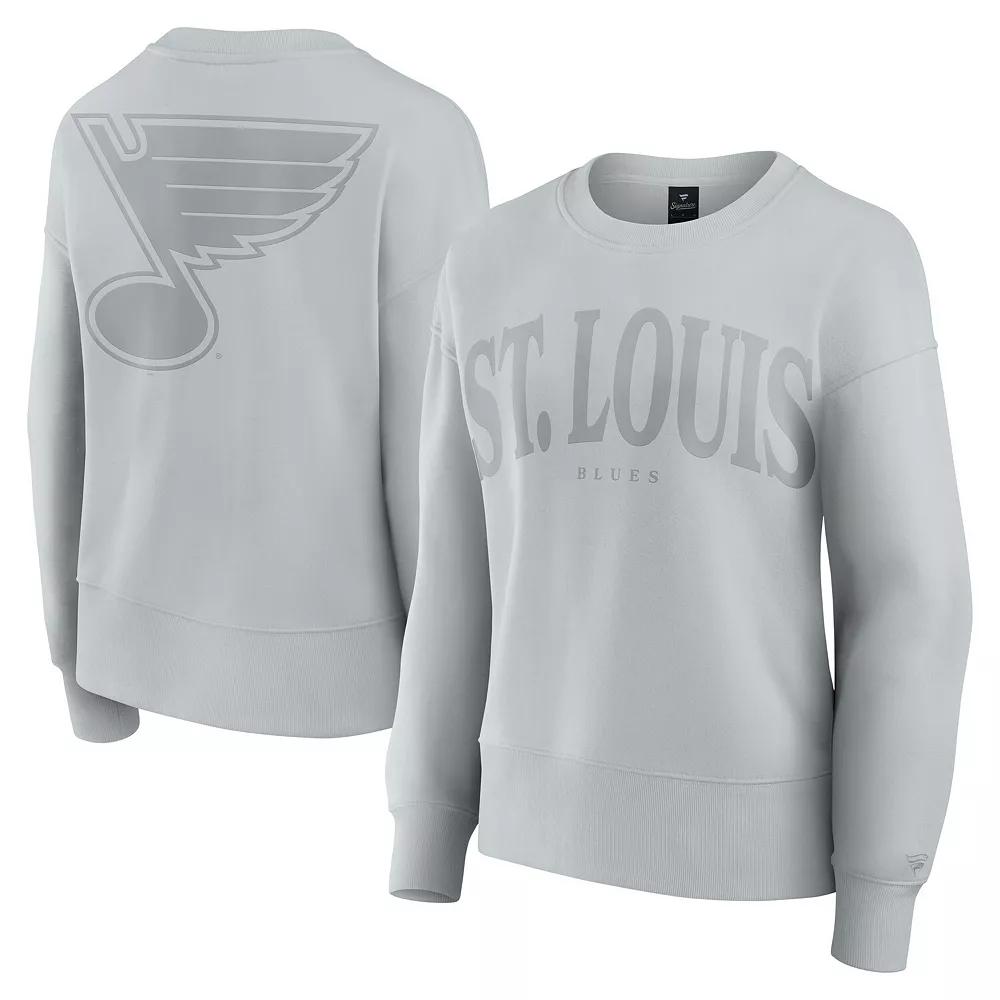 Womens Fanatics Gray St. Louis Blues Elements Flow Pullover Sweatshirt Product Image