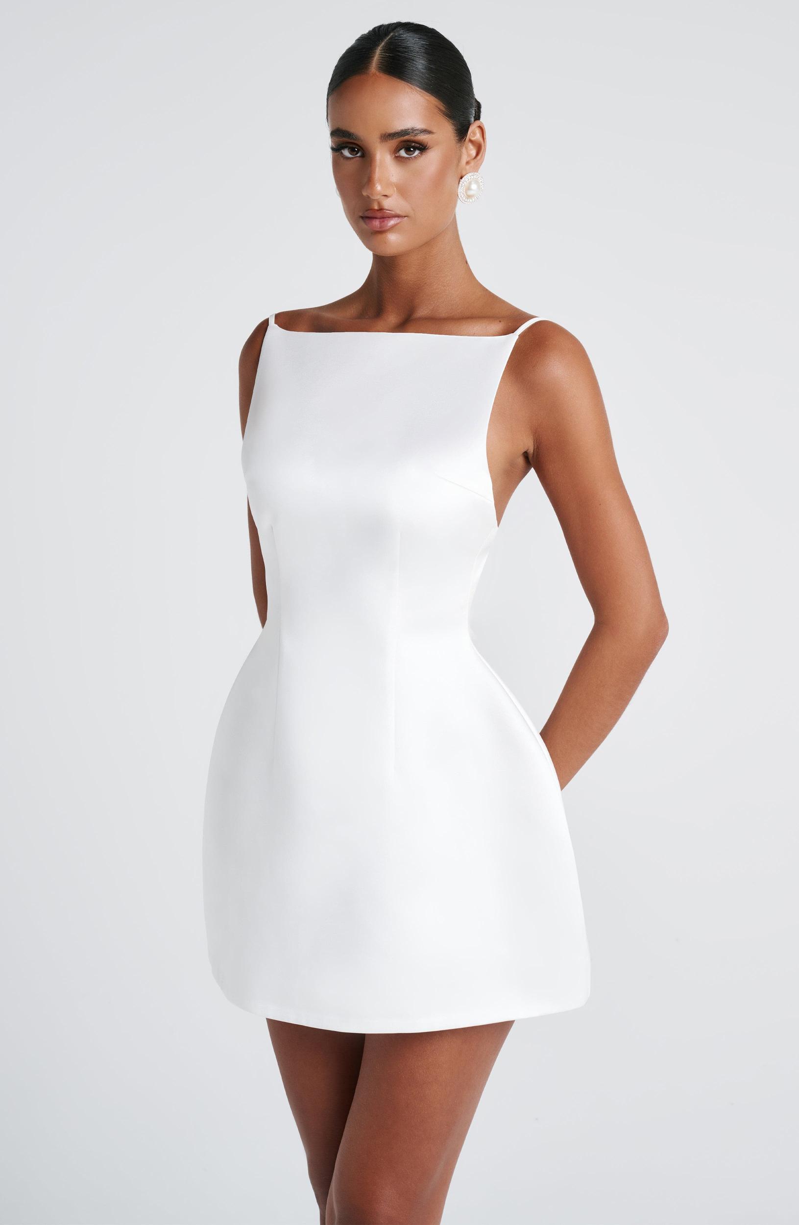 Tate Mini Dress - Ivory Product Image