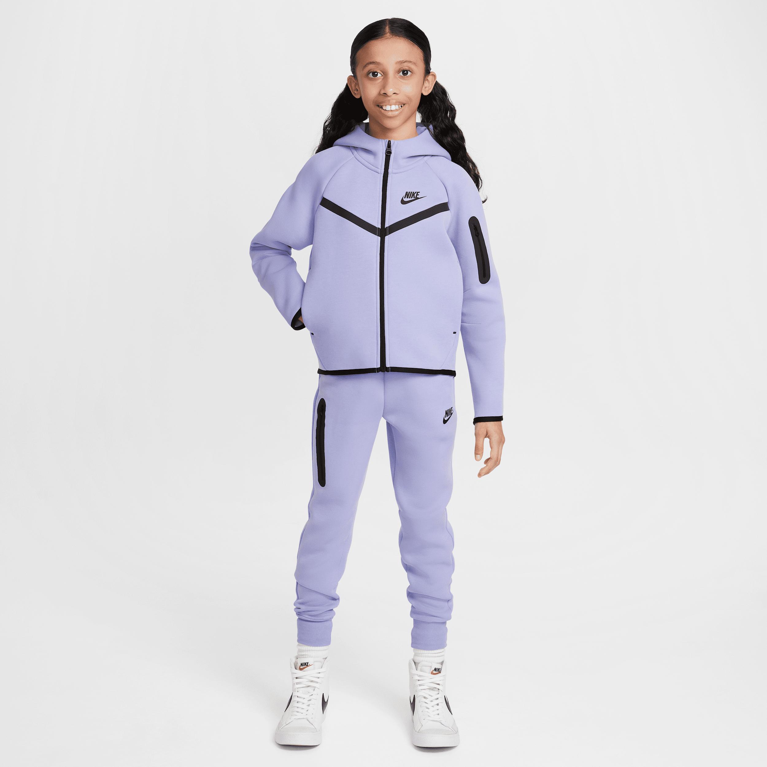 Unisex Nike Sportswear Tech Fleece Girls' Full-Zip Hoodie Product Image
