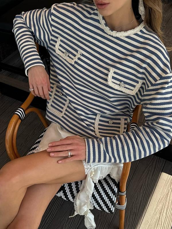 Nizi Patchwork T-Shirt Long Sleeve Product Image