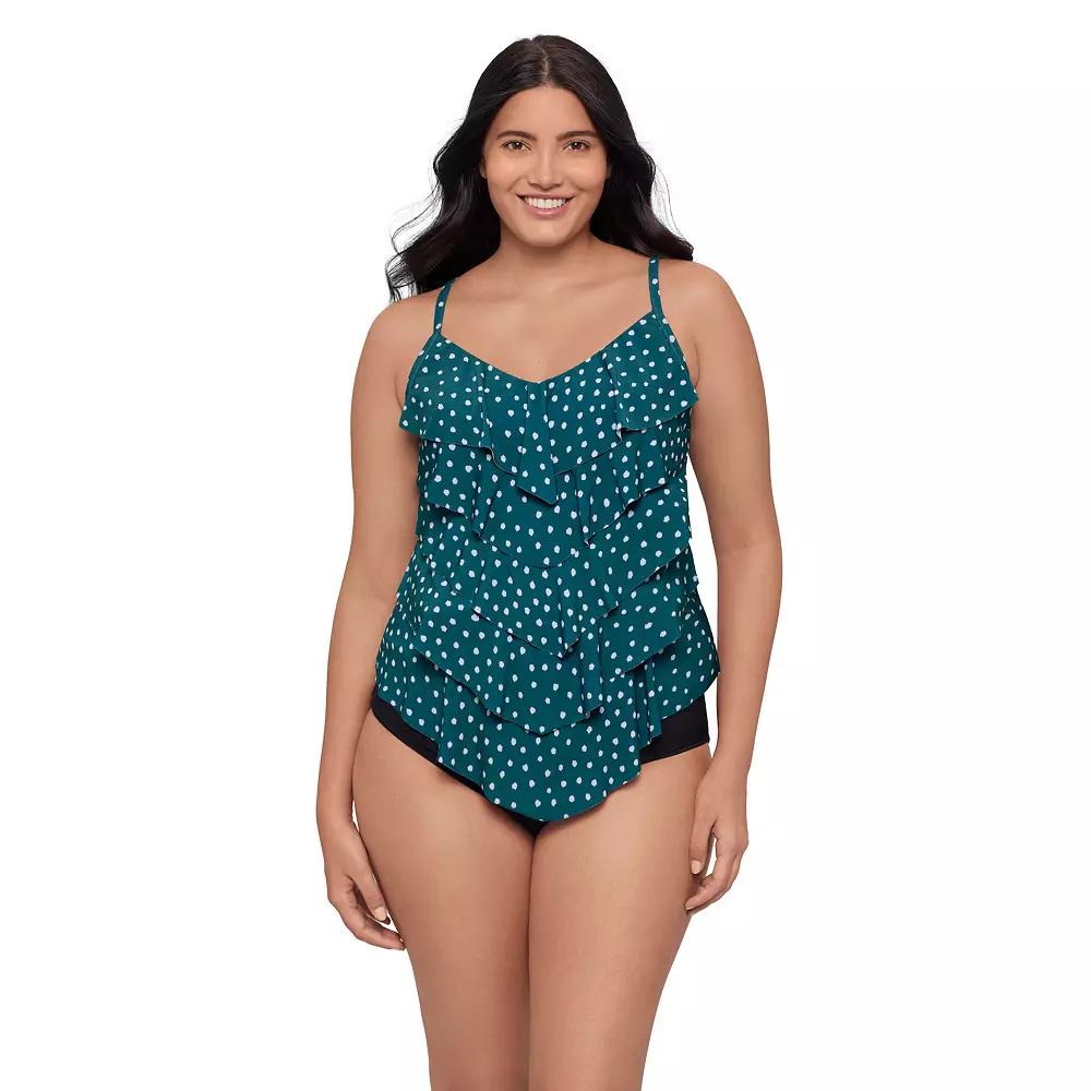 Women's Trimshaper Rachel Tankini Swimsuit Top, Size: 18, Seastones Product Image