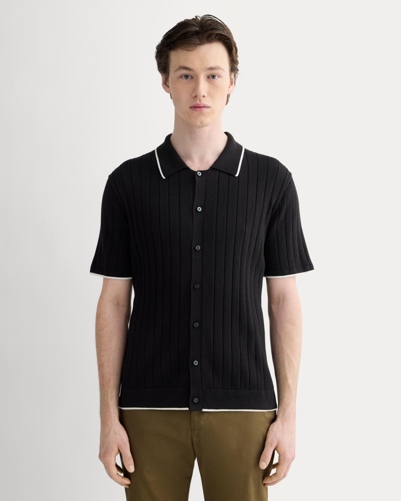 The No-Sweat Button-Down Polo Product Image