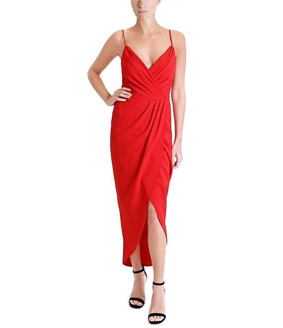 Julia Jordan Stretch Sweetheart Neck Spaghetti Strap Dress Product Image