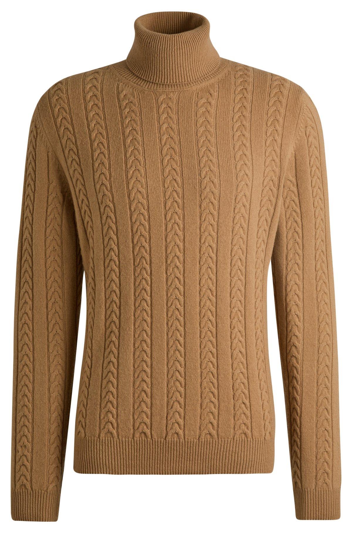 Cable-knit sweater in wool and cashmere Product Image
