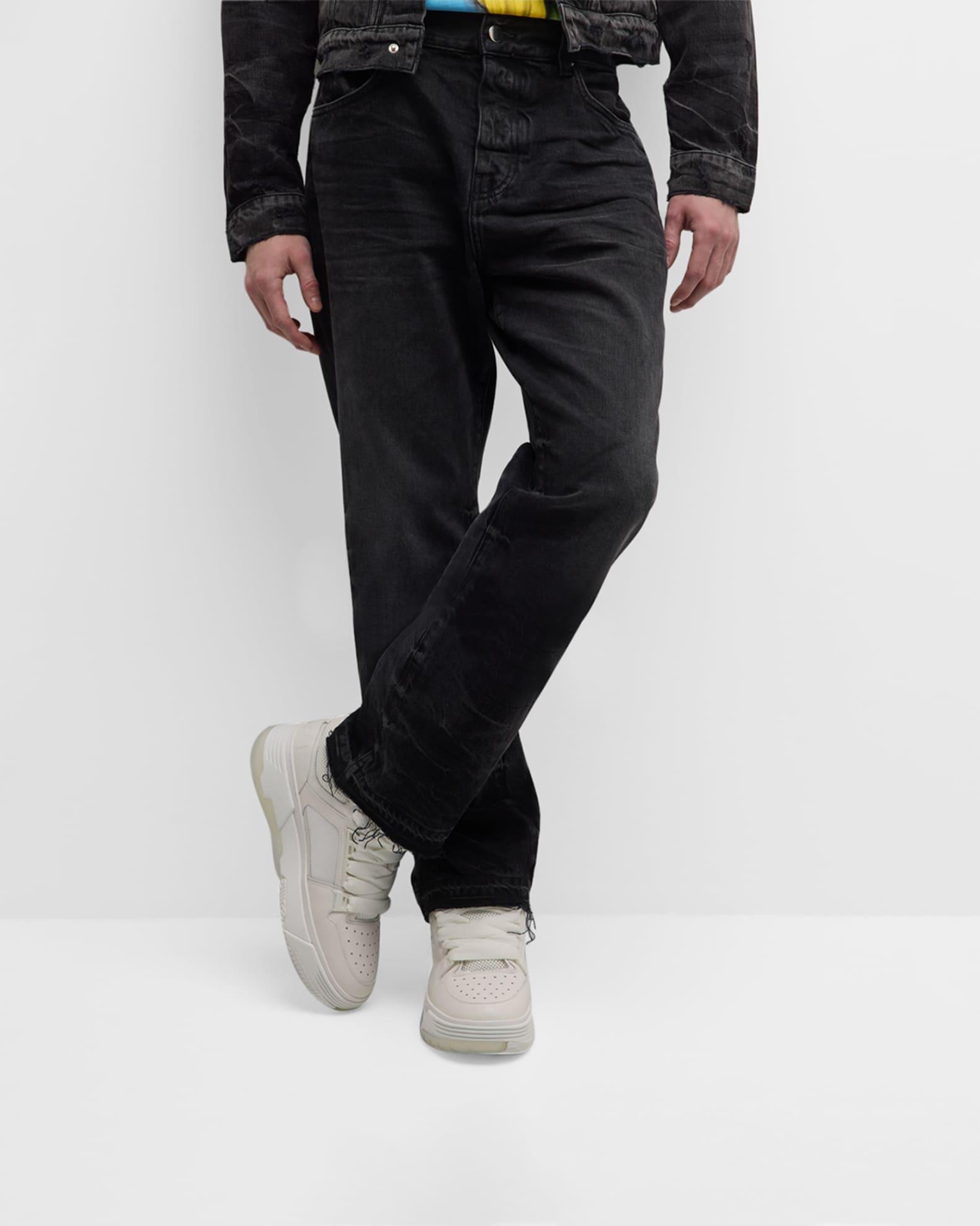 Men's MA-1 Tonal Mesh and Leather Low-Top Sneakers Product Image