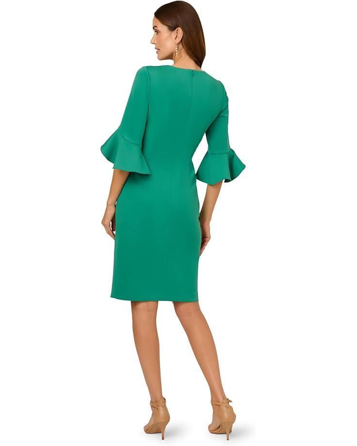 Bell Sleeve Tie Front Dress Product Image