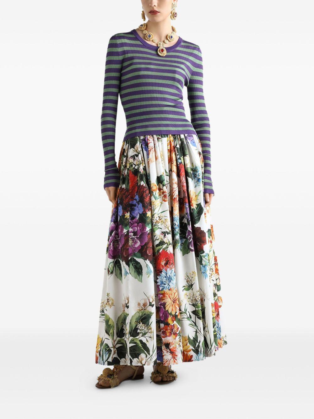 floral-print maxi skirt Product Image