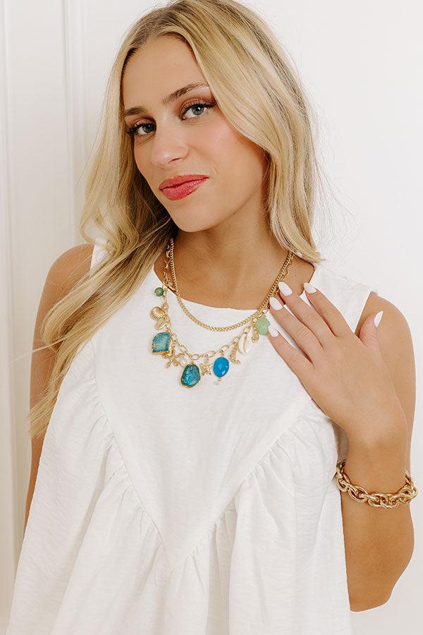 Coastal Views Semi Precious Charm Necklace Product Image