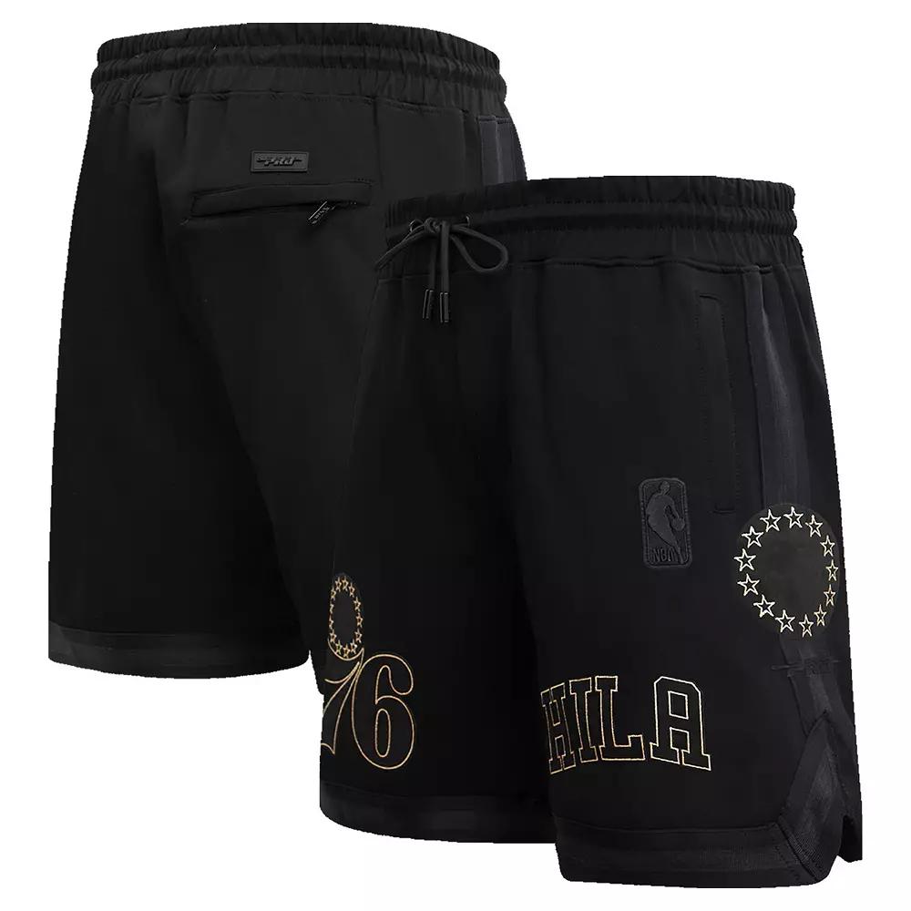 Men's Pro Standard Black Philadelphia 76ers Shorts, Size: Medium, 76r Black Product Image