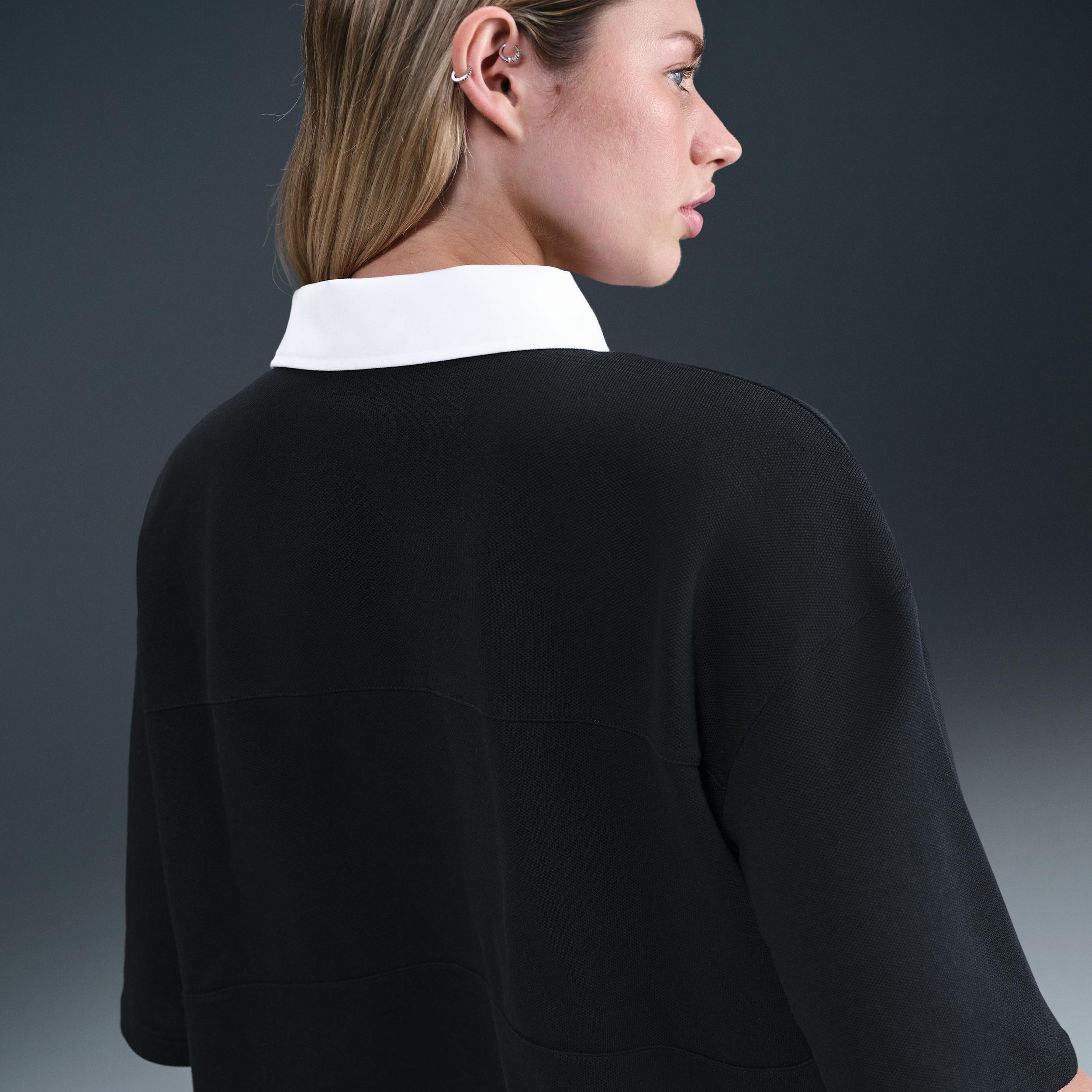 Nike Sportswear Women's Oversized Short-Sleeve Polo Top Product Image