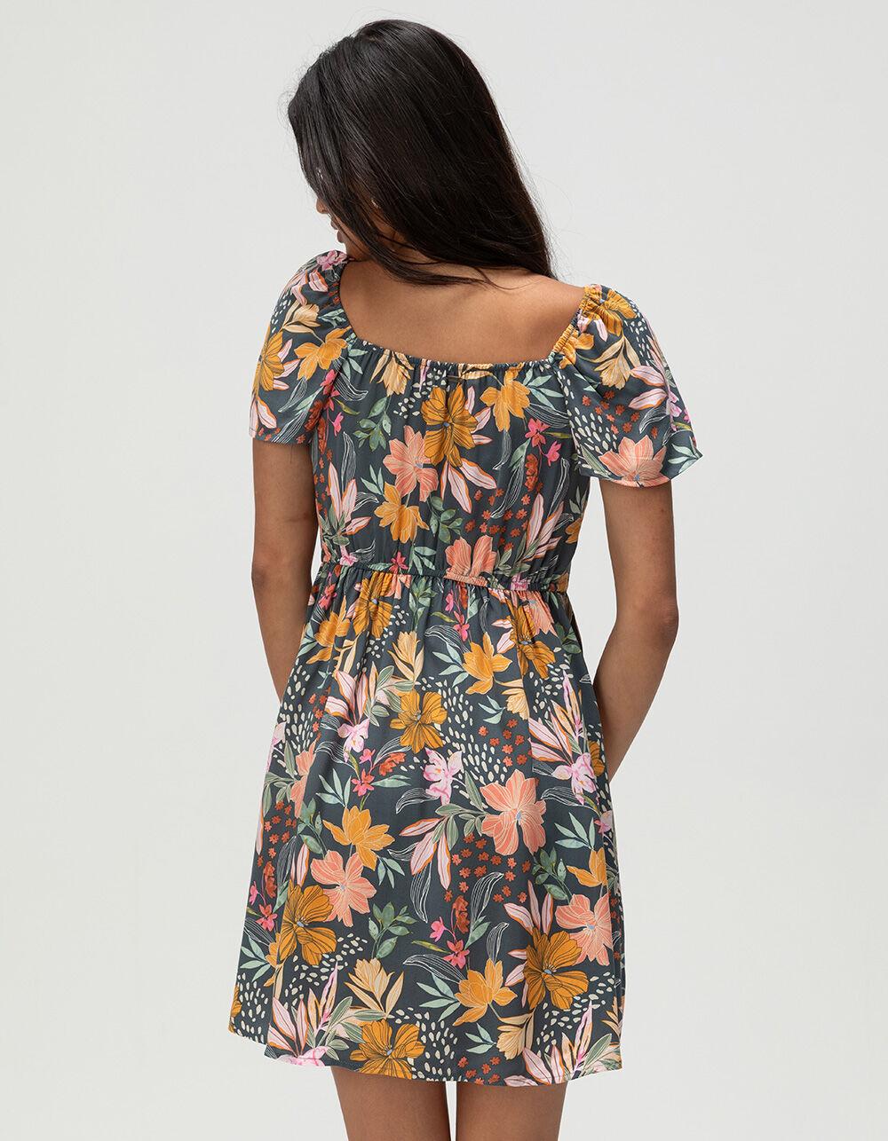 O'NEILL Carina Floral Womens Mini Dress - BLUE COMBO Product Image