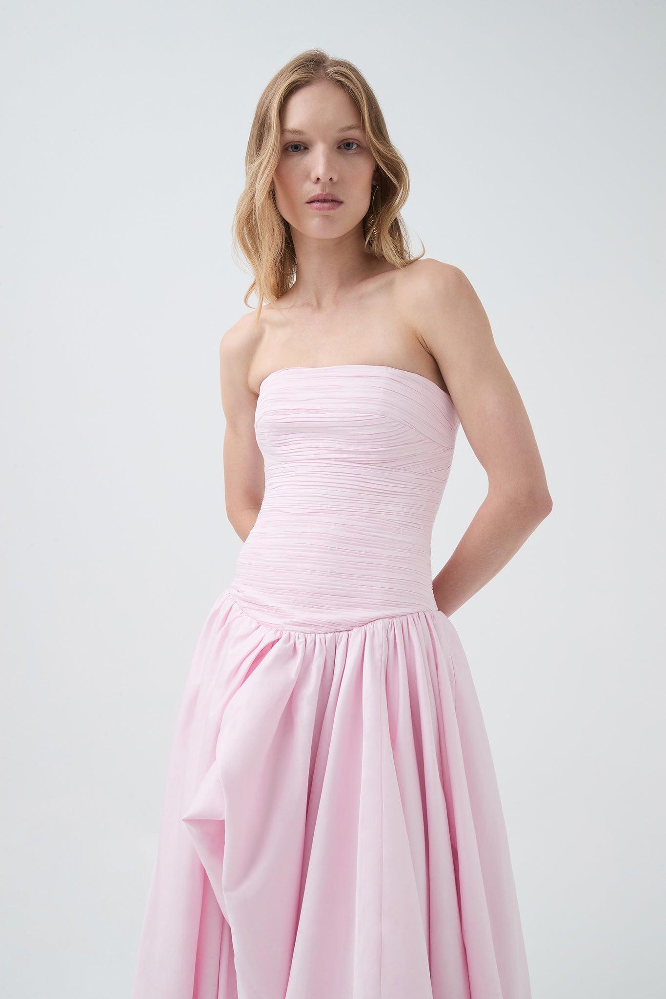 Violette Bubble Hem Maxi Dress Product Image