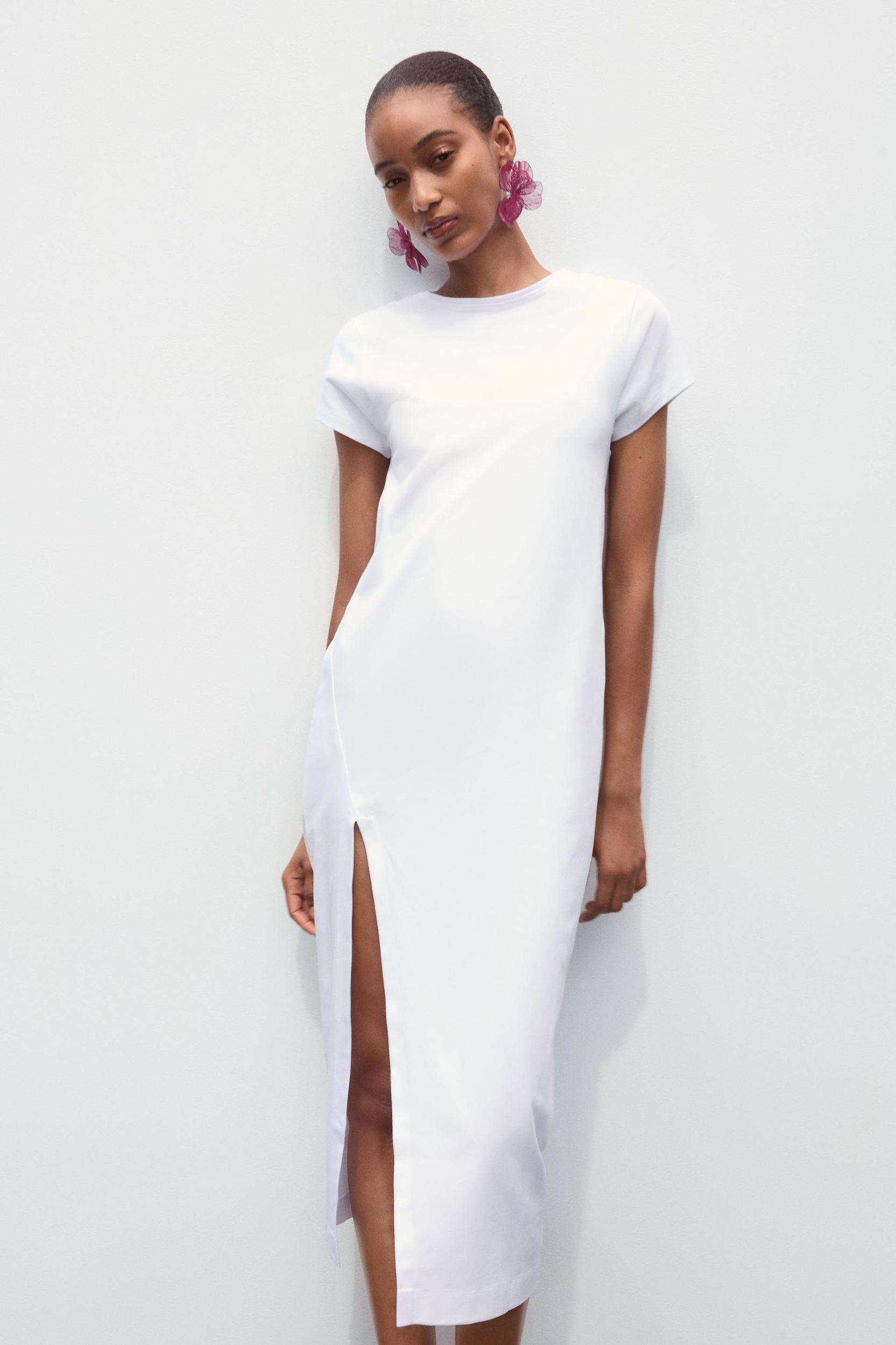 WASHED MIDI DRESS Product Image