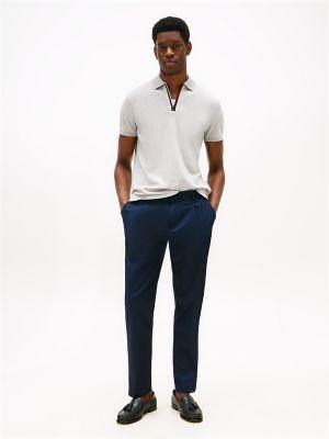 Regular Fit Interlock Zip Polo Product Image