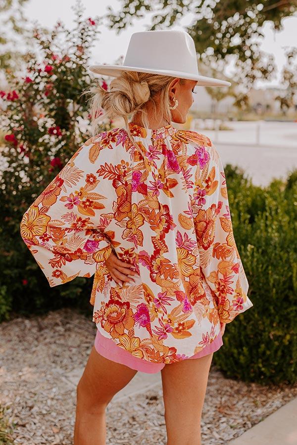 Feeling Posh Floral Top Product Image