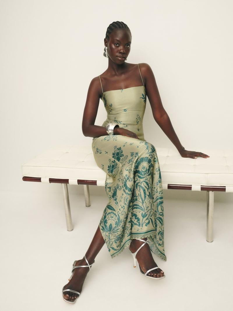 Petites Frankie Silk Dress Product Image