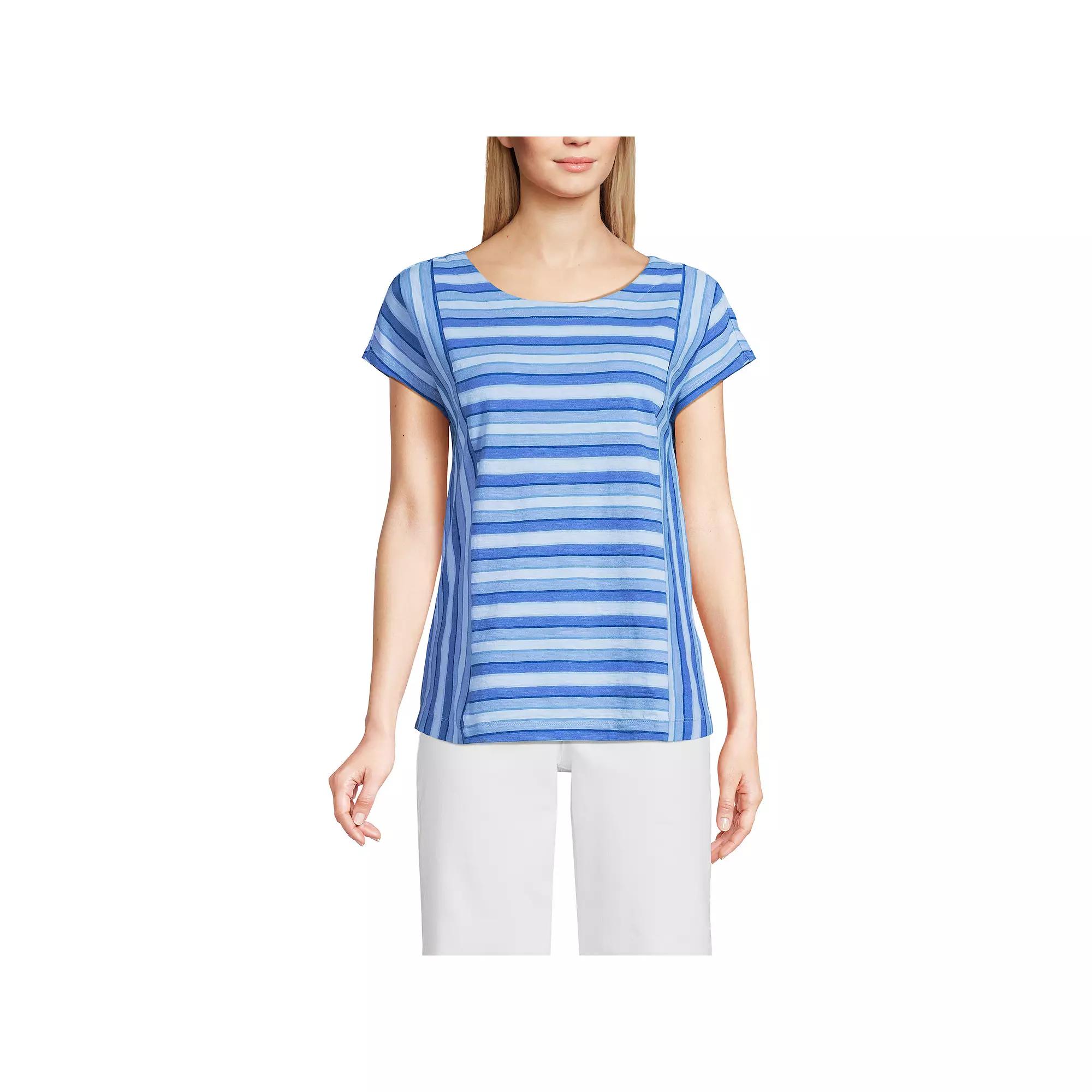 Women's Lands' End Slub Tee,  Product Image