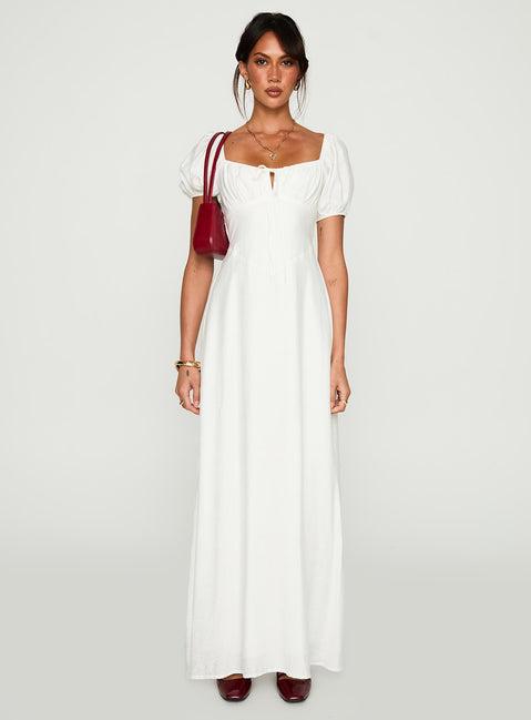 Summer Song Maxi Dress White Product Image