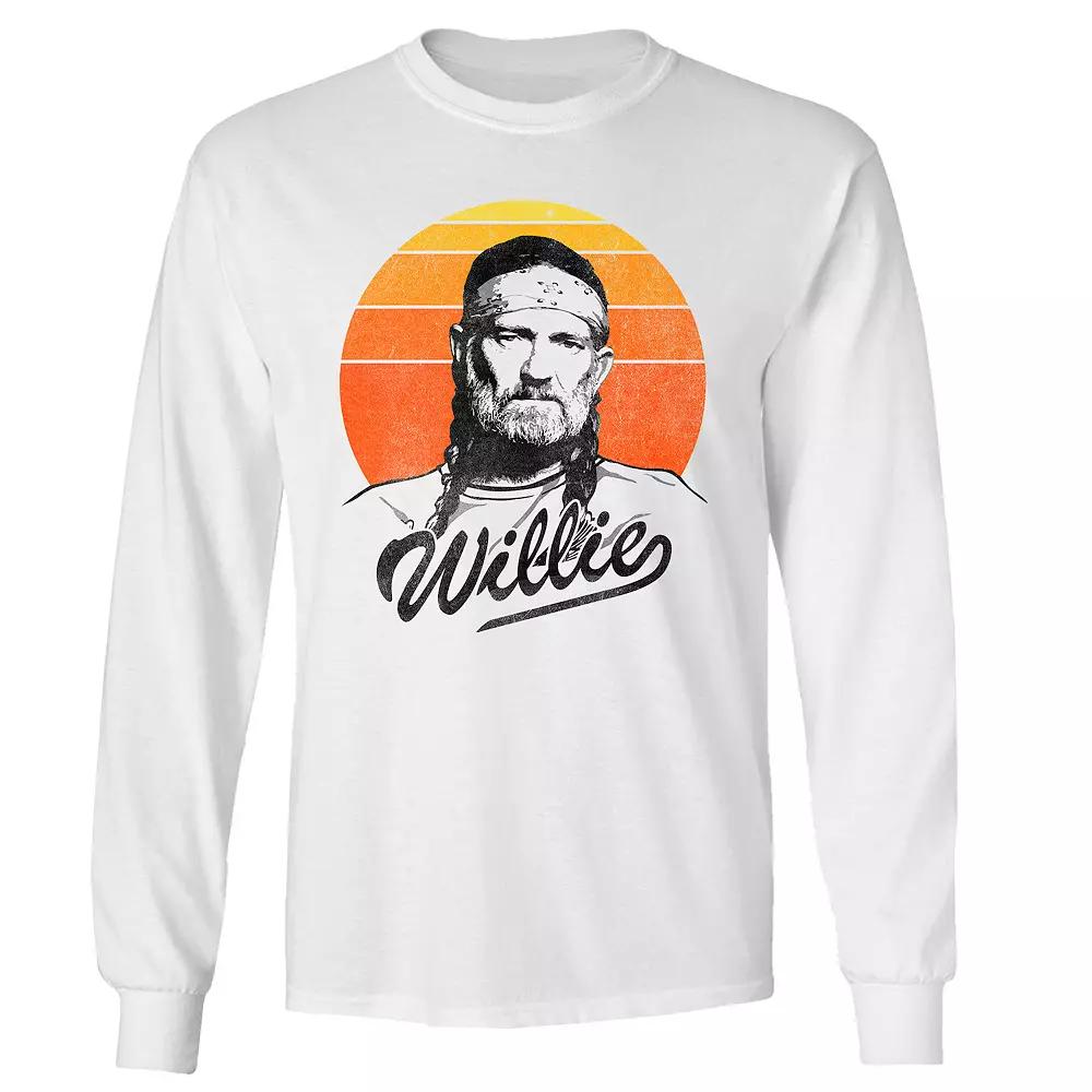 Men's Willie Nelson Sunset Long Sleeve Tee,  Product Image