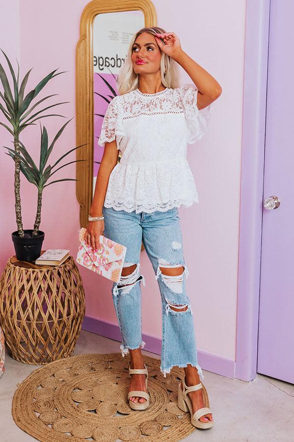 Absolutely Elegant Lace Top Product Image