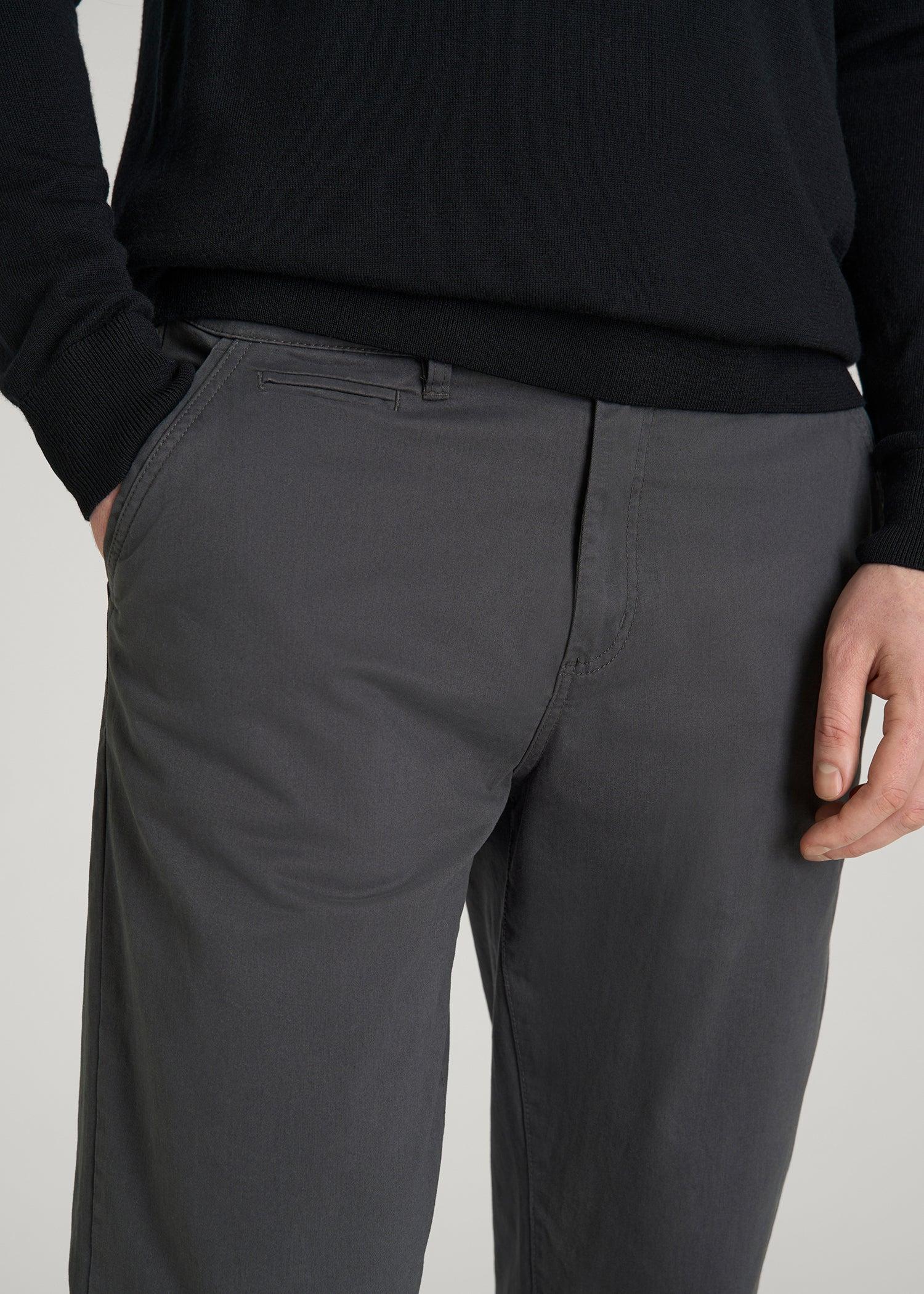 Mason RELAXED Chinos for Tall Men in Iron Grey Male Product Image