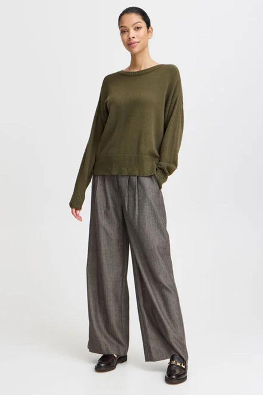 Manina Olive Jumper Product Image