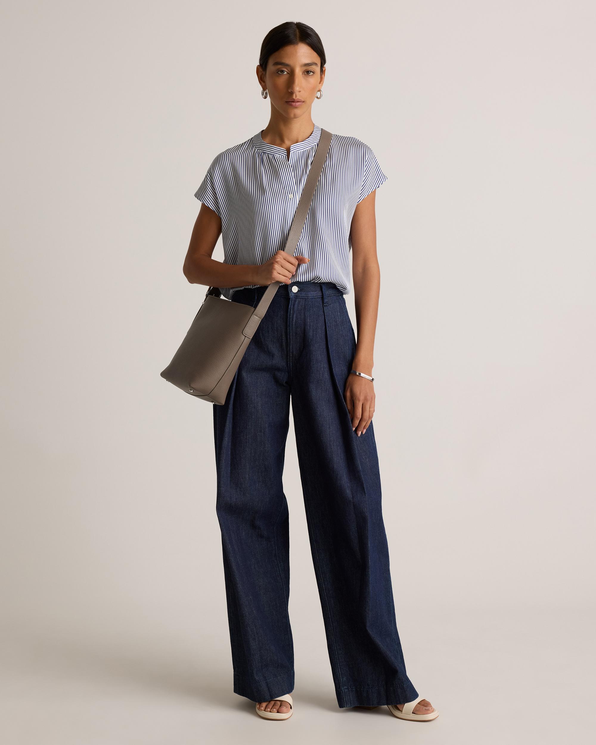 Quince | Women's Italian Leather Bucket Crossbody Product Image