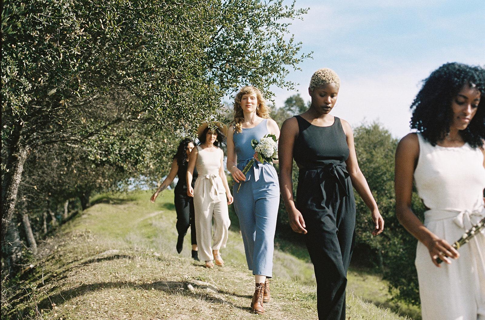 Liberty Jumpsuit in Black Linen Product Image