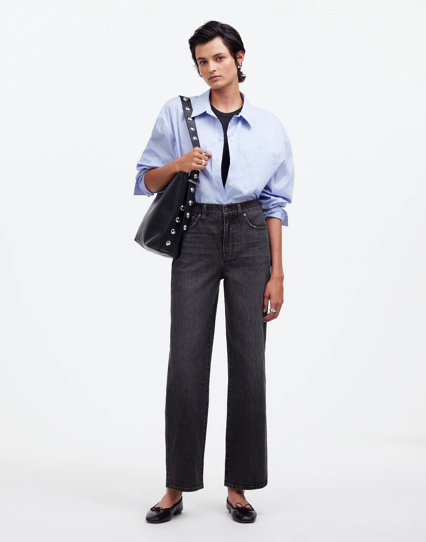 The Petite Perfect Vintage Wide-Leg Crop Jean Product Image