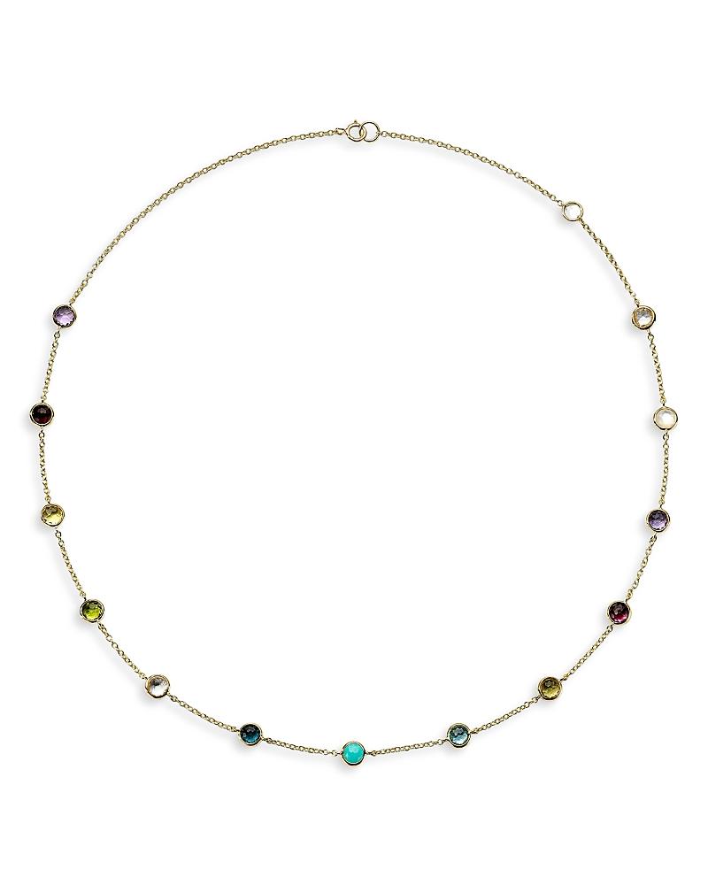 Womens Lollipop 18K Yellow Gold & Multi-Gemstone Necklace Product Image