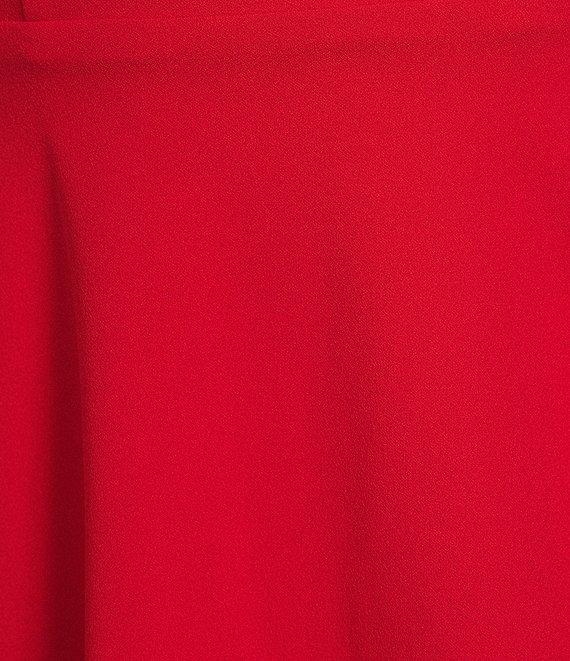 Next Up Short Flutter Sleeve V-Neck Back Twist Cut Out Loop And Button Solid Dress Product Image